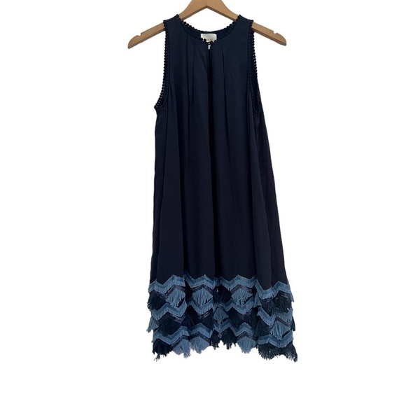 Anthropologie Maeve Festivity Fringe Swing Dress Size 2 - Picture 2 of 8